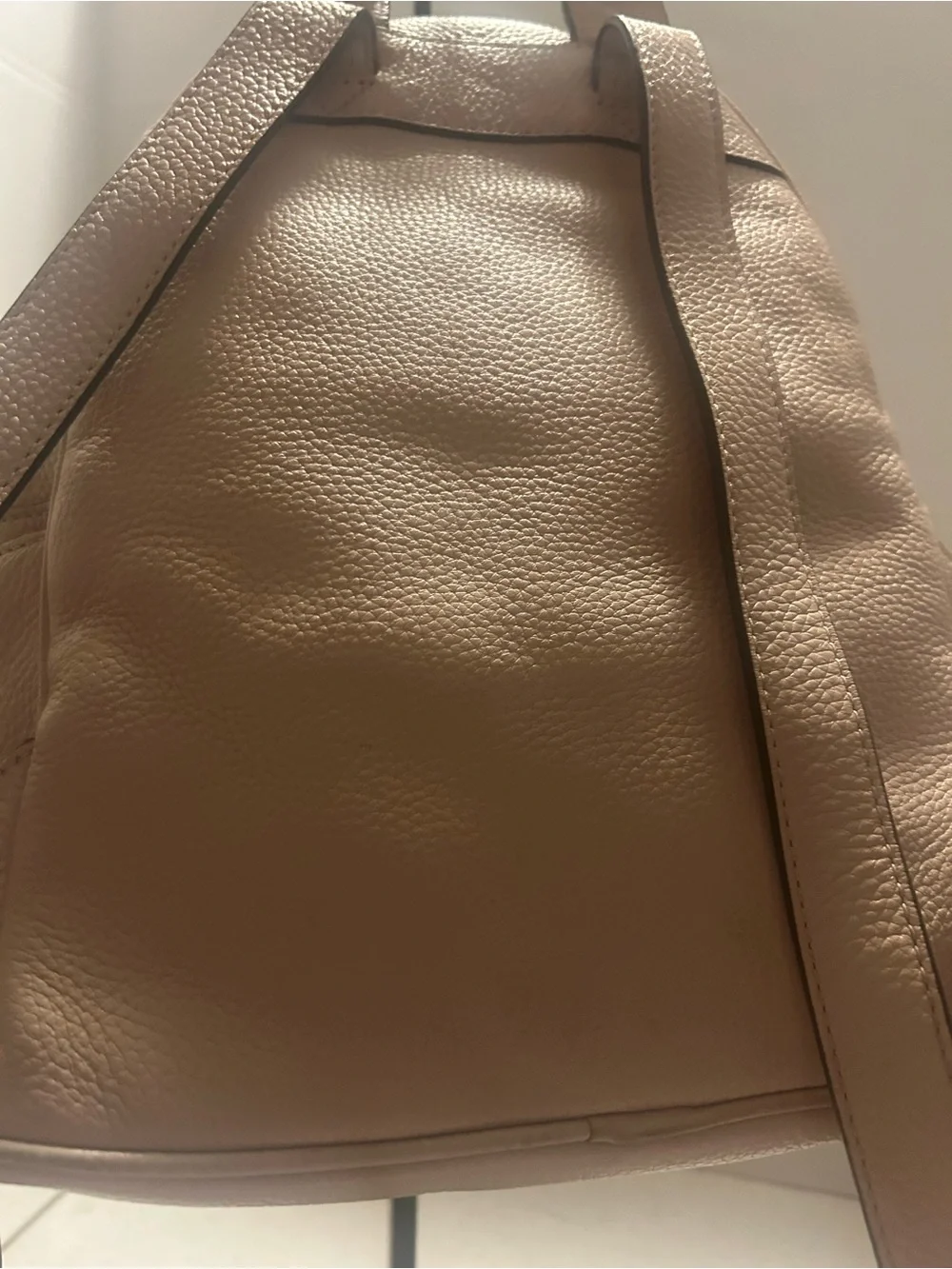 MICHAEL KORS Tan Leather Studded Mini Backpack